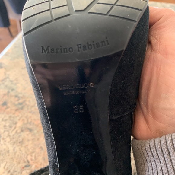 Marino Fabiani Black stiletto shoes made in Italy. Size 6. - Picture 3 of 5